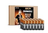 Duracell x Messi Limited Edition Coppertop AA Alkaline Batteries with Power Boost Ingredients, 28 Count (Pack of 1), Long-Lasting Alkaline, Re-closable for Quick Access and Organized Storage