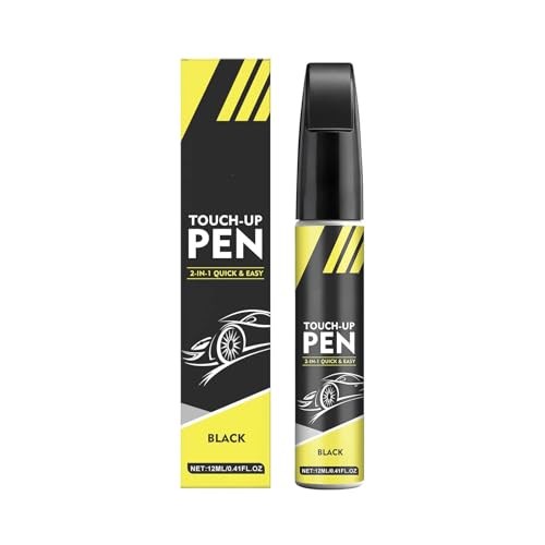 Lackstift Schwarz Matt 10ml Perfekte Deckkraft und schnelle Trocknung - Ergebnisse für Steinschläge - Auto Lackstift Schwarz Glänzend Kratzer Entferner Auto (1)