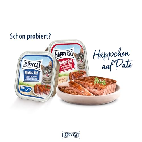 Happy Cat 70407 – Happy Cat Minkas Kitten Care Geflügel – Trockenfutter für Katzenwelpen 5 Wochen bis 6 Monate – 1,5 kg Inhalt