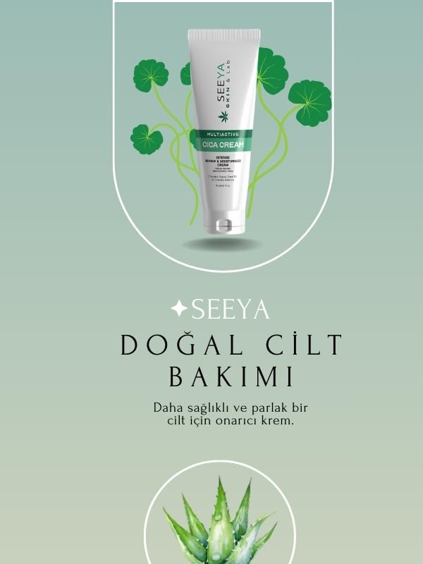 SEEYA Yoğun Onarıcı Yenileyici Ve Nemlendirici Cica Cream 50 Ml- Yaşlanma Karşıtı & Ton Eşitleyici Etkili