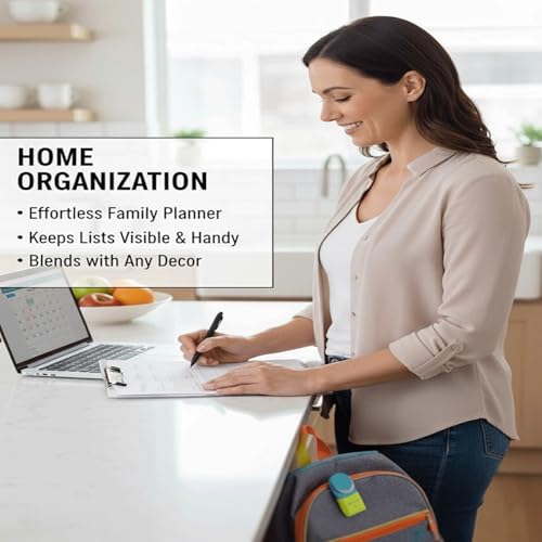 Image of CoolZONE A4 Transparent Clipboard with Pad | Clear Writing Board for Tracing, Forms, Checklists & Notes | Lightweight Sturdy Clipboard for Office, School, College & Students | Secure Metal Clip