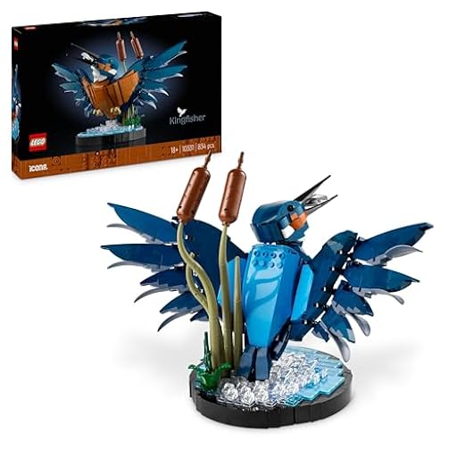 LEGO Icons Martín Pescador, Maqueta para Construir para Adultos, Regalo para Amante de los Pájaros, Decoración del Hogar y Oficina, Accesorio de Escritorio, Proyecto de Construcción Creativa 10331 | Ya disponible en tu tienda friki favorita! En mundofriki.es!