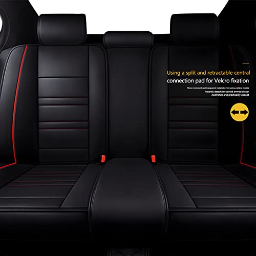 Packmach Car Seat Covers For Jeep Compass 2009-2023, 5 Seat Leather Covers, Front And Rear Seat Cover Wear-Resistant Waterproof Accessories(Full Set,Coffee) #TOP4