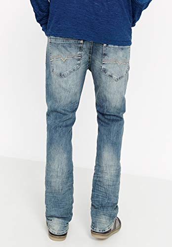Image of Buffalo David Bitton Men's Six Slim Straight Leg Jean in Kiuri