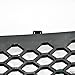 TLAPS 7422444492471 Compatible With 1999 2000-2006 Audi TT 8N Glossy Black RS-Honeycomb Mesh Front Bumper Grill Grille With Emblem Base