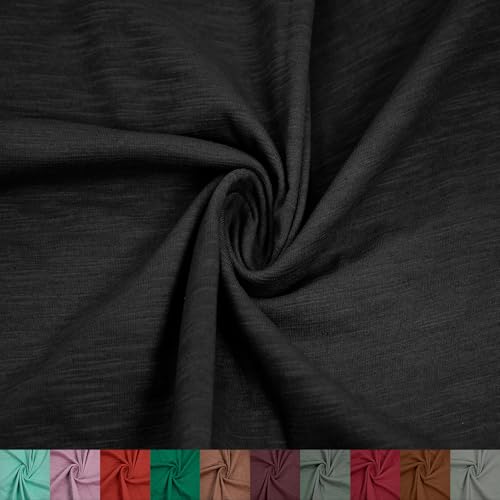 Texco Inc 60' Width Slub Cotton Spandex Jersey...