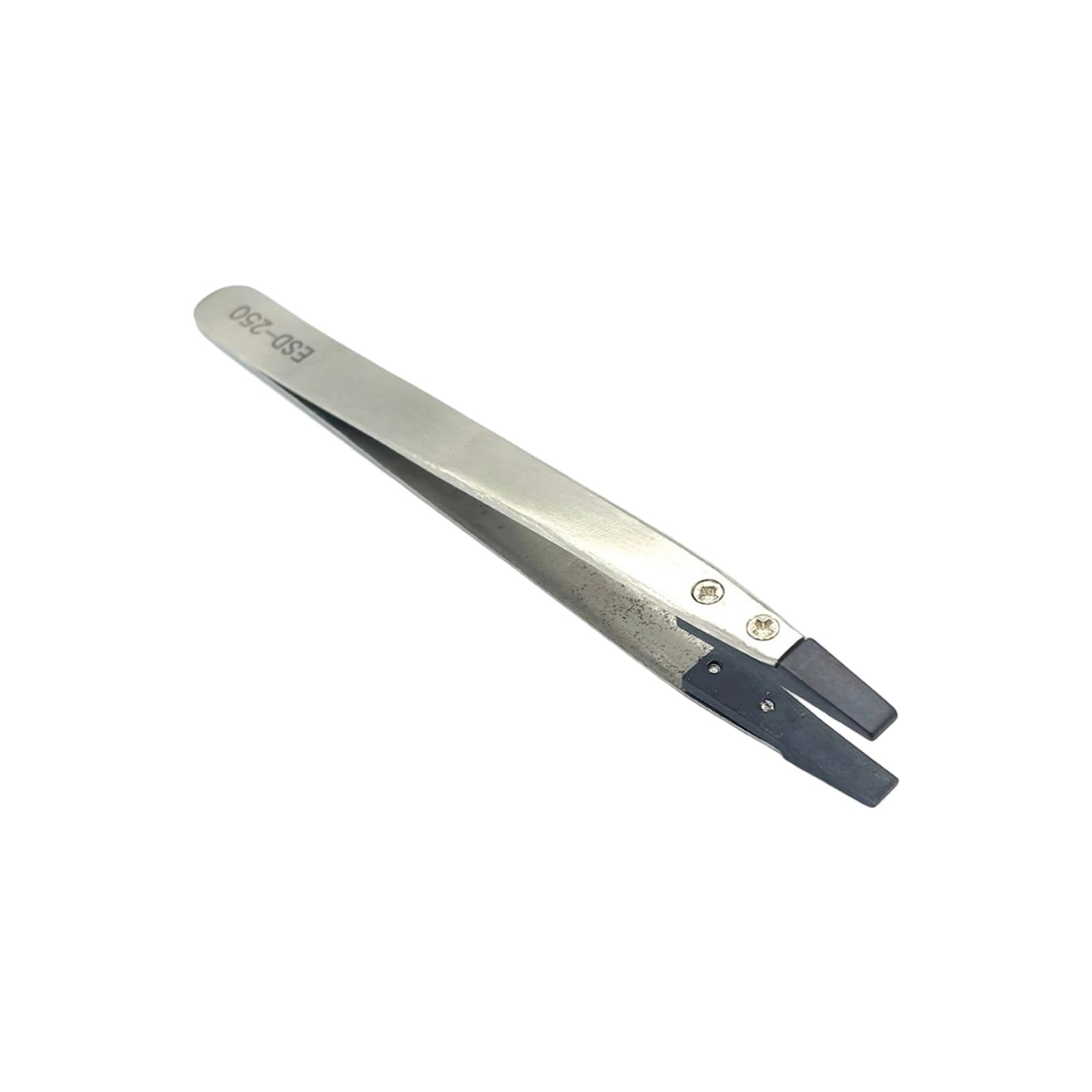 Static Control ESD Safe Stainless Steel Fine Point Tweezers for Electronics Repair and Laboratory Equipment Maintenance Antistatic Tweezers