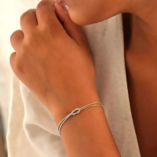 Gold Knot Bracelets for Women Love Snake Chain Infinity Bracelet Matching Bracelets for Couples Friendship Relationship Bracelets Dainty Adjustable Bracelets3