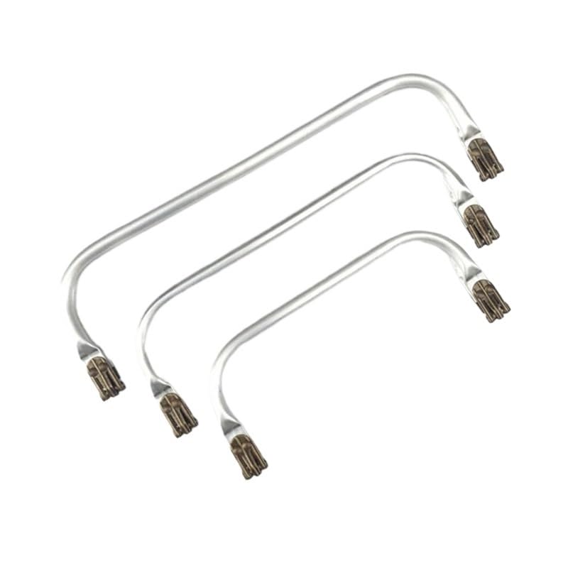 Metalowe zapięcia do torebek, 10 SZTUK 20-30 cm Metalowa Rama Do Torebki Aluminiowa Rurka Uchwyt Akcesoria Do Torebek Części Sprzęgła Zapięcie Kiss Lockv(20cm-10pcs)
