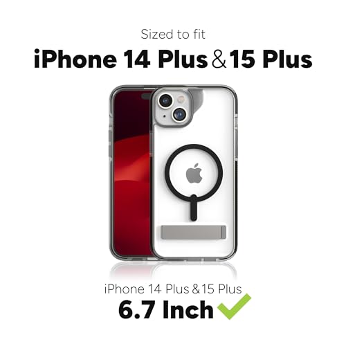 Image of ZAGG Santa Cruz Snap iPhone 15 Plus / 14 Plus Case - MagSafe Phone Case, Drop Protection (13ft /4m), Durable Graphene, Anti-Yellowing, and Scratch-Resistant Phone Case, Purple