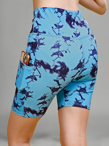 Image of Cycling Shorts for Women | High Waist Activewear Shorts | Knee Length Shorts | Workout Shorts for Women | Yoga Shorts