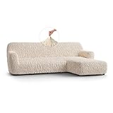 POSITION DE LA MÉRIDIENNE - La position de la méridienne (droite ou gauche) se détermine en faisant face au canapé. Les dimensions que la housse de canapé avec méridienne peut habiller sont : Largeur de 180 à 370 cm, Hauteur de 70 à 80 cm, Profondeur de 60 à 80 cm, Largeur de la méridienne de 60 à 110 cm.