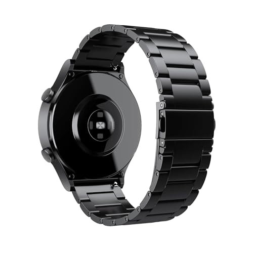 [PLYYQZM] �ɍ��� Hua wei GT 6 Pro�p22MM�`�^�������X�g���b�v, �ɍ��� Hua wei Watch 5 GT6 GT3 GT4 GT5 46mm�����pCorrea�ɓK��(NO.2 Black,22mm)