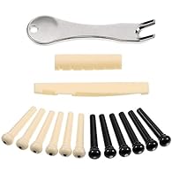 Function: the guitar removal tool is designed to pull the bridge pin directly without damaging the guitar; And the bridge pins are small and exquisite, useful spare parts for guitars Reliable guitar puller:The bridge pin puller is made of high qualit...