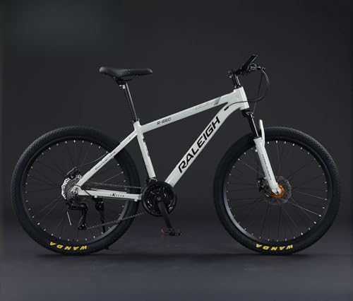 Acnivko マウンテンバイク 大人用 24/26/27.5インチ メンズ 衝撃吸収 21/24/27段変速 MTB 自転車 mountain bike オフロード 乗用自転車 超軽量アルミ合金フレームディスクブレーキ荒野越え 男の子と女の子 通勤 通学