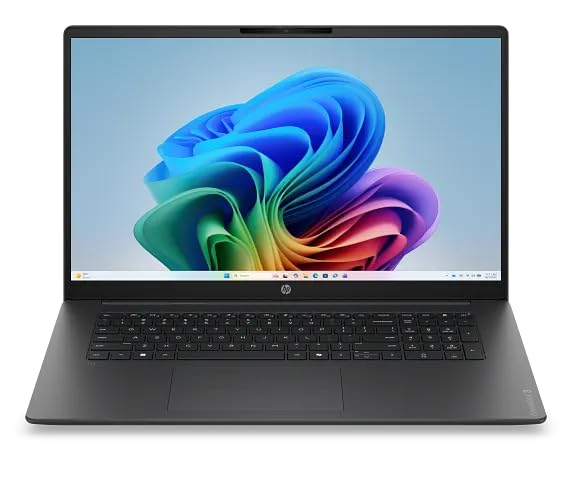 Image of HP OmniBook 3 Personal Laptop, 2026, 17.3 inch 1920x1080 IPS, Intel-12 Core Ultra 7 255U, 16GB LPDDR5, 1TB SSD, Win11 Home, Backlit KB, Wi-Fi 7, BT 5.4, 1080p FHD Camera, Mica Silver