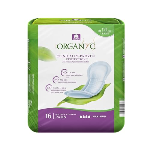 Organyc Organic Cotton Incontinence Pads 16 Count