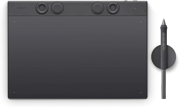 ExclusiveWacom Intuos Pro medium TPTK670K0C Wacom Pen Tablet Pen Tab Pro Board Tablet with Wacom Pro Pen 3, Compatible with Windows and Mac