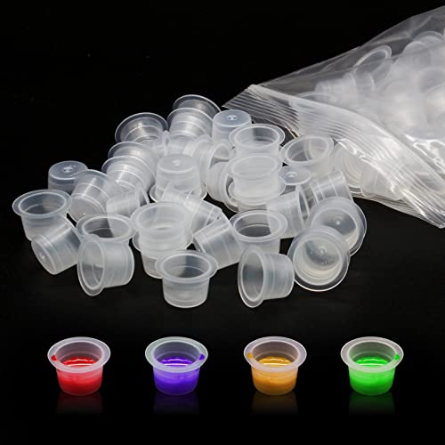 Tattoo Ink Caps Small, 1000Pcs Disposable Tattoo Ink Cups Pigment Ink Caps For Tattooing Small, Tattoo Ink, Tattoo Machines, Tattoo Supplies, Tattoo Kits (9Mm) #TOP2