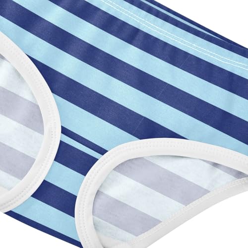 Blue Navy Stripe Toddler Girls's Underwear 2T 23009144