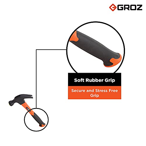 Groz Claw Hammer 450gms, 12 Inch Handle - Image 6