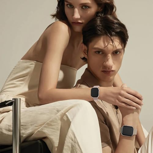 Image of Apple Watch Band for iWatch Series 11 10 9 8 7 6 5 4 3 SE Ultra | Sport Silicone Band Compatible with Apple Watch Bands 40mm 38mm 41mm 42mm 44mm 45mm 46mm 49mm Women Men, Waterproof Strap