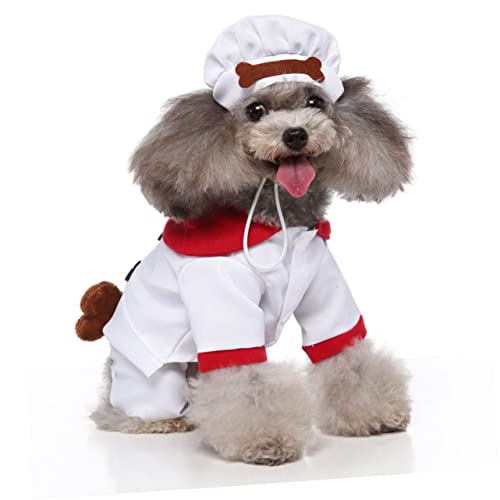 Disfraz para perro Toddmomy talla S blanco miniatura 6