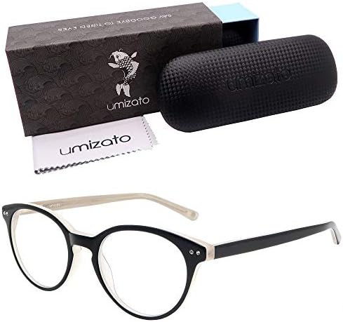 Blue Light Blocking Computer Gaming Glasses for Men Women - Clear Lens, PC Accessories - Relieves Digital Eye Strain, UV Blocker, Anti-Glare, Anti-Fatigue (Manila in Jet)