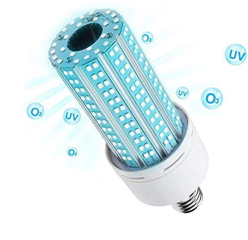 UniqueFire 2020 La última Lámpara Germicida UV de 60W llevó la bombilla UVC E26 / E27 además de los ácaros, la lámpara de desinfección interior, el dormitorio de la casa