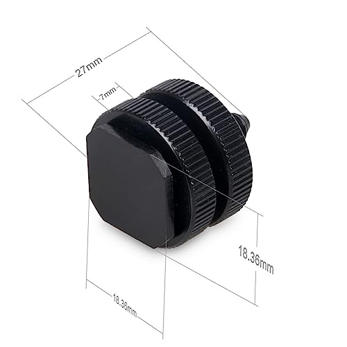 Soporte adaptador de zapata caliente de 12 piezas para flashes de cámara y accesorios de montaje 2