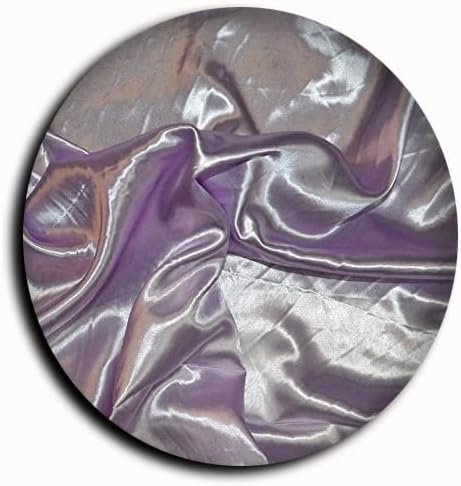 New Star Fabrics Medium Weight Satin Fabric, 60 Inches Wide, Perfect for Wedding Dresses, Costumes, and Elegant Decorations, Durable and Luxurious Charm (Lilac, 20 Yards)