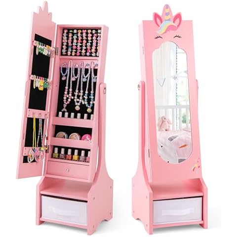HONEY JOY Kids Jewelry Armoire Cover