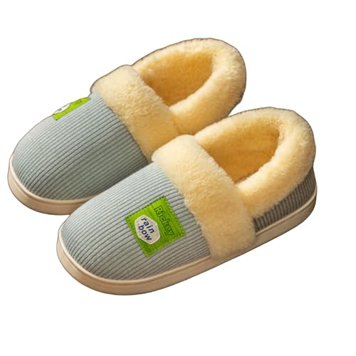Chausson hiver en coton avec talon pour éliminer les pieds froids