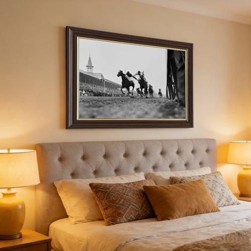 Impression Kentucky Derby 1933 cadeau idéal pour passionné d'équitation