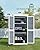 Bealife 63.2" Outdoor Storage Cabinet with Double Doors, Lockable Vertical Storage Shed with 3 Shelves Organizer, Waterproof Fir Wood Tool Closet Shed for Garden, Backyard, Patio, and Lawn -Grey