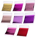 Farbe:Blatt Vergoldung Folie total 8 Farbe:K Gold,Apfel 6,neues Pink,Pink,Lila,Pink,Lila,Rot,erfüllen unterschiedliche Bedürfnisse im täglichen Leben