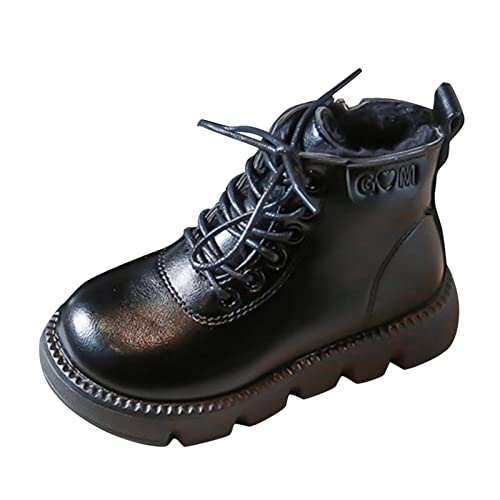 Fashion Spring And Autumn Children Boots Boys And Girls Ankle Boots Thick Bottom Non Slip High Top Big Kids Size 5 Boots