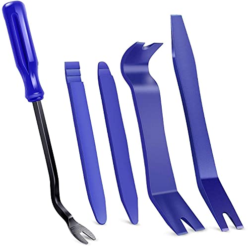 beseloa Auto Trim Removal Tool Car Door Trim Panel Tools Car Radio Audio Installer Pry Tool for Car Auto Door Clip Panel Trim Removal,5 PCS