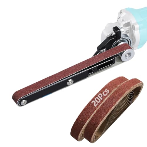 Belt Sander attachments for Angle Grinder,Detailing Bandfile Sander adapter with Tool Bag,US 5/8-11...