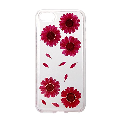 For iPhone 7 Case, HP95(TM) Fashion Floral Pattern TPU Case Gel Cover Soft Back Case For Iphone7 4.7Inch (G)
