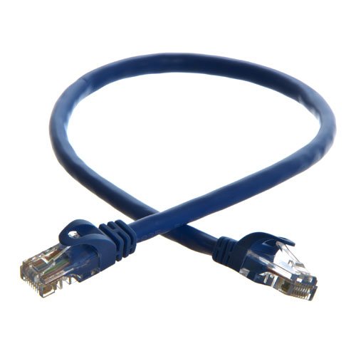 STSI Cat 6 500Mhz 24awg UTP Gigabit Ethernet Cat6 Patch Cable/Cord, 12 Inches, Blue CAT6-12I-BLU