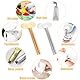 Tubenquetscher, 2 Stück Edelstahl Zahnpasta Tubenpresse, Tubenausdrücker, für Alle Tuben Zahnpasta Haargel Handcreme Kosmetik