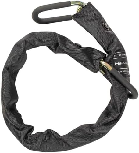 Hiplok X CHAIN, Cadena de bucle, Unisex, ALL BLACK, 110 cm de perímetro