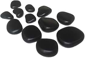 Kit De Pedras Quentes Vulcânicas Para Massagem 6 Unidades