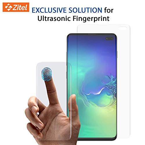 Image of Zitel Tempered Glass Screen Protector for Redmi 9 Prime /Redmi 9 (Black) Edge to Edge Full Screen Coverage with installation Kit