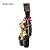 Decorative Garden Birdhouse Three Tier Water Fountain Outdoor with LED Lights and Water Wheel