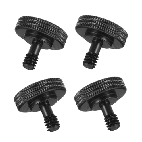 GALPADA 4 pezzi Viti per Staffa Fotocamera Viti Montaggio Rapido per Treppiedi Flash e Accessori Fotografici