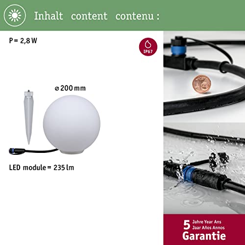 Éclairage extérieur Plug & Shine globe lumineux Paulmann 94177 24V - 4