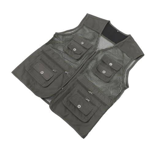 Chaleco para hombre verde ajustable que soluciona la falta de espacio en camping 1