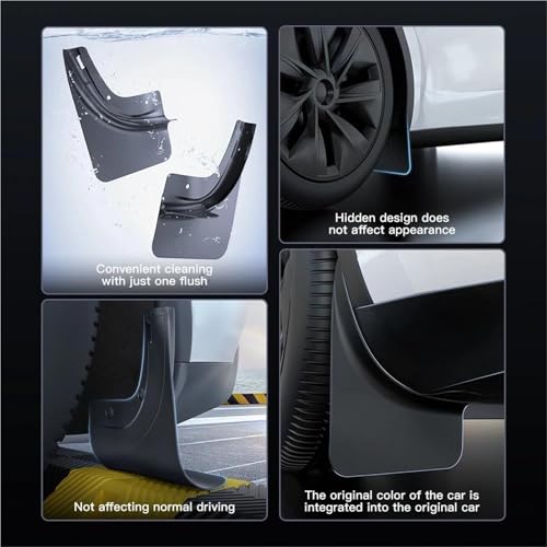 Bavettes de protection extérieures Tesla Model Y Juniper 25 26 garde-boue premium - 6